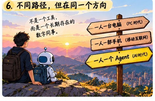 从一人一台电脑、一人一部手机,到一人一个 Agent